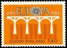 Suomi 1984 - Eurooppa CEPT 1984 1/2 - 1,40 mk Silta Suomi 1984 - Eurooppa CEPT 1984 1/2 - 1,40 mk Silta