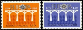 Finland 1984 - Europa CEPT 1984 Bridge FDC