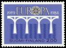 Suomi 1984 - Eurooppa CEPT 1984 2/2 - 2,00 mk Silta nelilö FDC