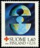 Suomi 1984 - Punainen Risti 1984 1/2 - 1,40 + 0,35mk Kahtiajako Suomi 1984 - Punainen Risti 1984 1/2 - 1,40 + 0,35mk Kahtiajako
