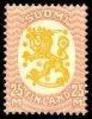 Suomi 1921 - Saarisen malli m17, 25mk pun/kelt. ilman vesileimaa Suomi 1921 - Saarisen malli m17, 25mk pun/kelt. ilman vesileimaa