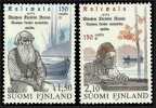 Suomi 1985 - Kalevala 150 vuotta nelilöt FDC