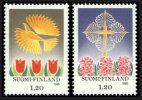 Suomi 1985 - JoulupostimerkIt 1985 nelilöt FDC