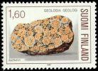 Finland 1986 - Natl Geological Society 100 th anniv. 2/3 - 1,60 mk rapakivi