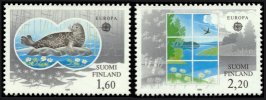 Suomi 1986 - Eurooppa CEPT 1986 Norppa, luonto nelilöt FDC