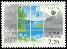 Suomi 1986 - Eurooppa CEPT 1986 2/2 - 2,20 mk Rakennettu luonto