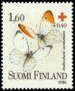 Suomi 1986 - Punainen Risti 1986 perhosia 1/3 - 1,60 + 0,40mk auroraperhonen Suomi 1986 - Punainen Risti 1986 perhosia 1/3 - 1,60 + 0,40mk auroraperhonen