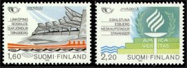 Suomi 1986 - Pohjola 1986 ystävyyskaupungit FDC