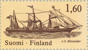 Finland 1986 - Finlandia 88, postal steam ships 2/4 - Alexander