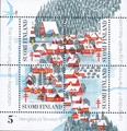 Suomi 1994 - Joulumerkki 1994 Talvimaisema pienoisarkki Suomi 1994 - Joulumerkki 1994 Talvimaisema pienoisarkki