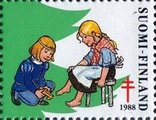 Suomi 1988 - Joulumerkki 1988 Satuja 4/10 Suomi 1988 - Joulumerkki 1988 Satuja 4/10