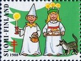 Suomi 1988 - Joulumerkki 1988 Satuja 9/10 Suomi 1988 - Joulumerkki 1988 Satuja 9/10