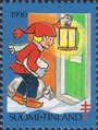 Suomi 1990 - Joulumerkki 1990 Joulukynttilät 1/10