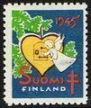 Suomi 1945 - Joulumerkki 1945 Enkeli