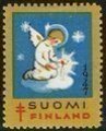 Suomi 1947 - Joulumerkki 1947 Enkeli