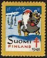 Suomi 1948 - Joulumerkki 1948 Joulupukki