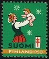 Suomi 1950 - Joulumerkki 1950 Äiti ja lapsi Suomi 1950 - Joulumerkki 1950 Äiti ja lapsi