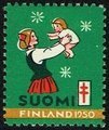 Suomi 1950 - Joulumerkki 1950 Äiti ja lapsi