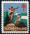 Suomi 1951 - Joulumerkki 1951 Tuohitorvenpuhaltaja