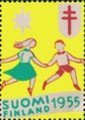 Suomi 1955 - Joulumerkki 1955 Piirileikki 3/10 Suomi 1955 - Joulumerkki 1955 Piirileikki 3/10