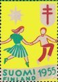 Suomi 1955 - Joulumerkki 1955 Piirileikki 7/10 Suomi 1955 - Joulumerkki 1955 Piirileikki 7/10