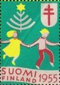 Suomi 1955 - Joulumerkki 1955 Piirileikki 8/10