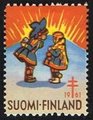 Suomi 1961 - Joulumerkki 1961 Lapin lapset Suomi 1961 - Joulumerkki 1961 Lapin lapset