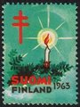 Suomi 1963 - Joulumerkki 1963 Kuusenkynttilä Suomi 1963 - Joulumerkki 1963 Kuusenkynttilä