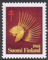 Finland 1968 - Christmas Seal 1968 Christmas bird