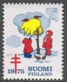 Finland 1975 - Christmas Seal 1975 Birds on straw sheaf