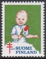 Suomi 1977 - Joulumerkki 1977 Poika ja tulppaani Suomi 1977 - Joulumerkki 1977 Poika ja tulppaani