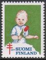 Finland 1977 - Christmas Seal 1977 Boy with tulip