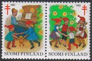 Finland 1983 - Christmas Seal 1983 Ringdances (pair)