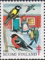 Suomi 1984 - Joulumerkki 1984 Talvilintuja 1/2 Suomi 1984 - Joulumerkki 1984 Talvilintuja 1/2