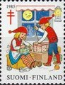 Suomi 1985 - Joulumerkki 1985 Joulutonttuja 5/5 Suomi 1985 - Joulumerkki 1985 Joulutonttuja 5/5