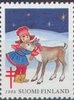 Suomi 1986 - Joulumerkki 1986 Poro ja tonttu 2/5 Suomi 1986 - Joulumerkki 1986 Poro ja tonttu 2/5