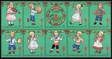 Suomi 1987 - Joulumerkki 1987 Joulumerkki 80 vuotta - soittajat (10) Suomi 1987 - Joulumerkki 1987 Joulumerkki 80 vuotta - soittajat (10)