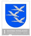 Finland 2016 - The Coat of arms of Aanekoski (Official Regional stamp)