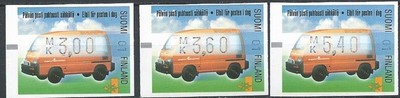 Suomi 2001 - ATM 34 Auto 3,00, 3,60, 5,40 mk Suomi 2001 - ATM 34 Auto 3,00, 3,60, 5,40 mk