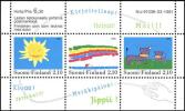 Suomi 1991 - Lasten piirustuksia pienoisarkki Suomi 1991 - Lasten piirustuksia pienoisarkki