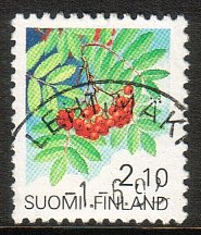 Finland 1991 - Provincial Flowers 1/3 - Sorbus - Lehtimäki 1.6.92