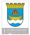 Finland 2016 - The Coat of arms of Hamina (Official Regional stamp)