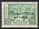 Finland 1941 - East Karelia 25 mk Woodchopper, overprint in dark green Finland 1941 - East Karelia 25 mk Woodchopper, overprint in dark green