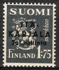 Finland 1941 - East Karelia M30 Lion 1,75 mk grey, overprint in black, type I