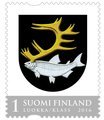 Finland 2016 - The Coat of arms of Inari (Official Regional stamp)