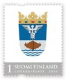 Finland 2016 - Coat of arms of Jyvaskyla (Official regional stamp)