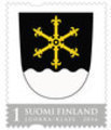 Finland 2016 - The Coat of arms of Kouvola (Official Regional stamp)