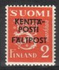 Finland 1943 - Military stamp overprint Coat of arms lion type M30 2 mk orange