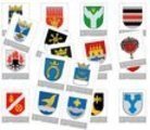 Finland 2016 - Coat of arms full set of 72 different (Official regional stamp)