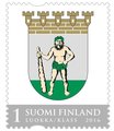 Finland 2016 - The Coat of arms of Lappeenranta (Official Regional stamp)